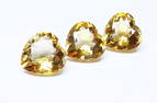 Natural Yellow Citrine - 3 Pieces - 9.44 ct.