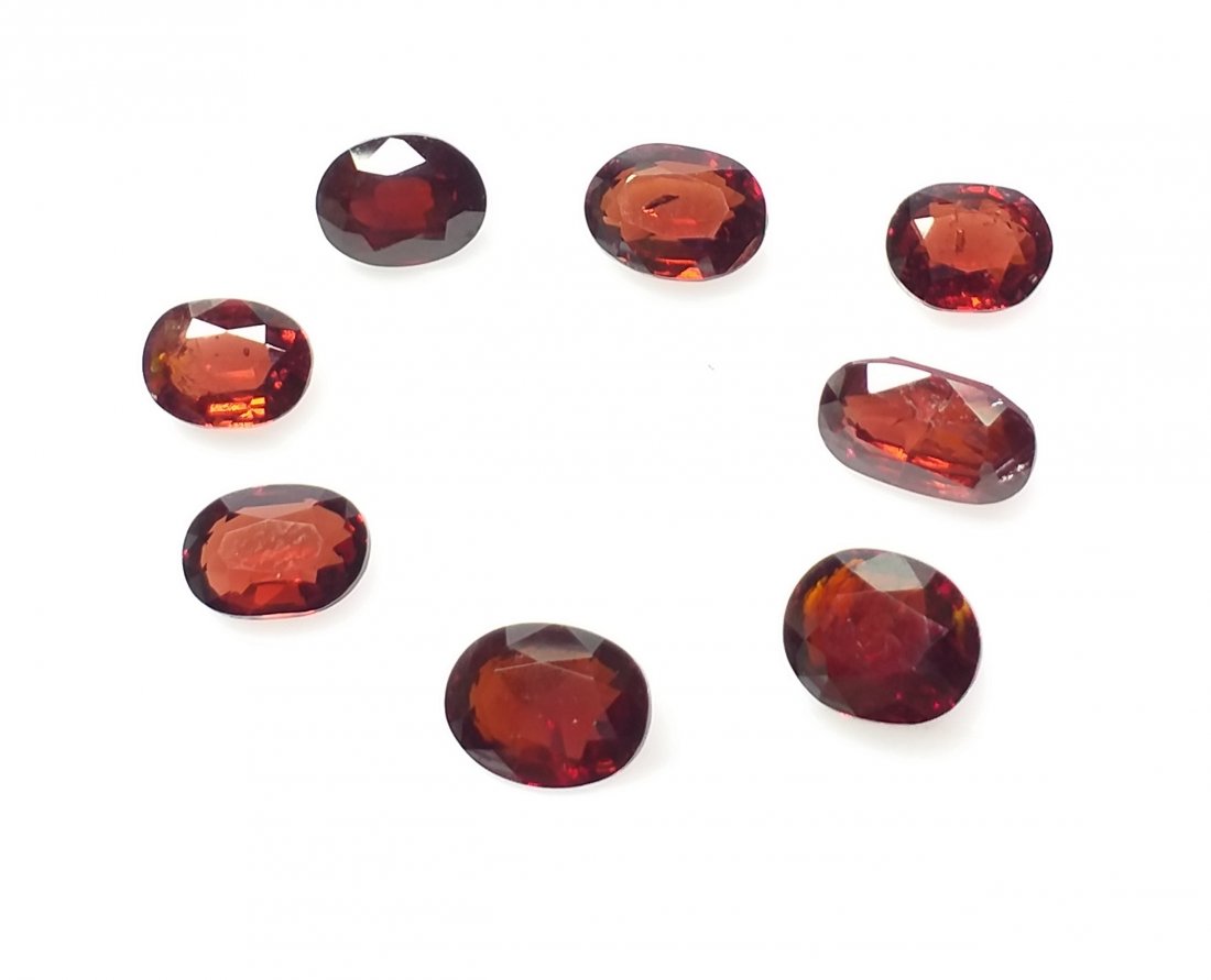 Spinel - 13.17 ct. - Red - Oval - 8 Pieces (1 of 4)