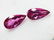 Rubelite Tourmaline - 2.61 ct. - Pink- Pear - 2 Pieces - 2