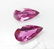 Rubelite Tourmaline - 2.61 ct. - Pink- Pear - 2 Pieces - 4