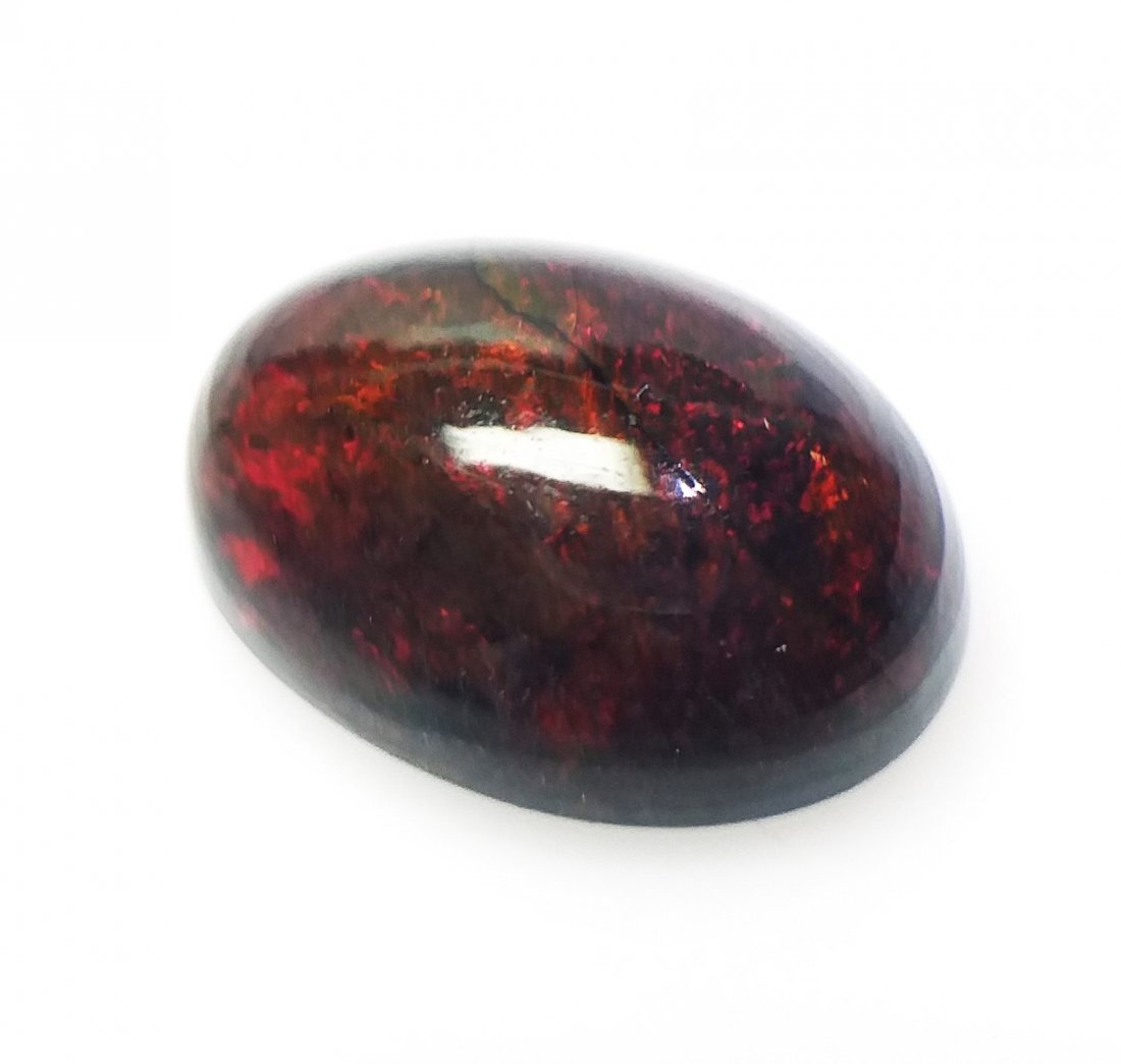 Black Cabochon Opal - 3.11 ct. (1 of 4)