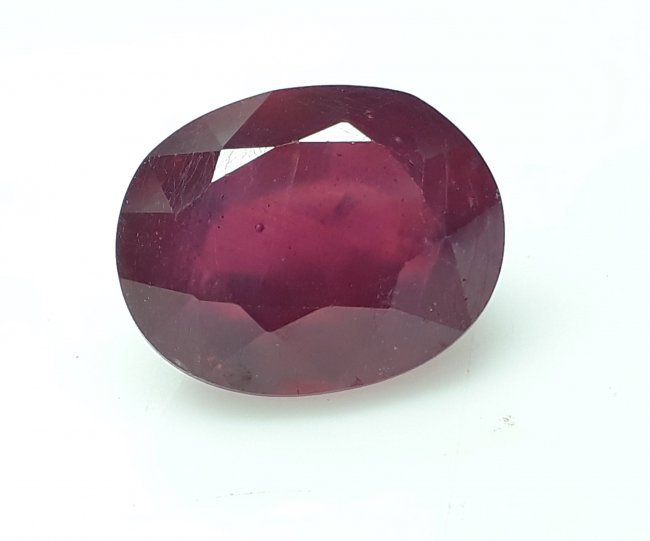 Natural Mozambique Ruby Oval - 10.46 ct. (1 of 4)