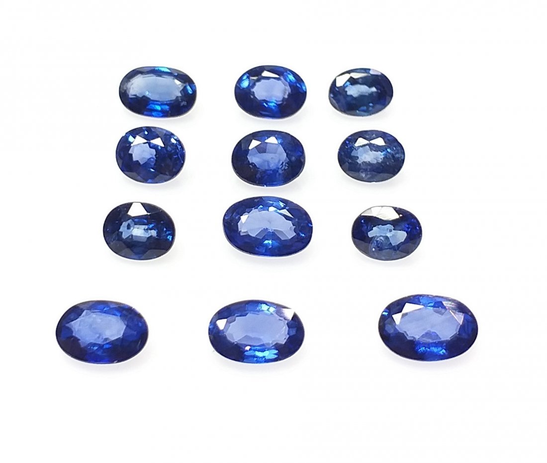 Blue Sapphire - Oval - 12 Pieces - 4.82 ct. (1 of 4)