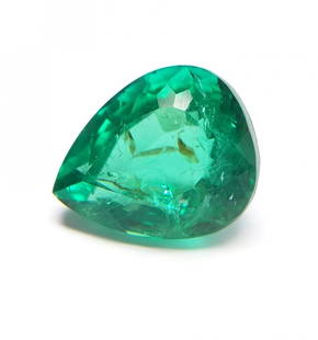 AIG Certified Natural Green Emerald - 2.14 ct.: Natural Green Emerald - 2.14 ct. ct, Color - Vivid Green, Origin - Zambia , Shape - Pear Facetted Cut, Dimension - 9.20 x 7.41 x 5.53 (mm), AIG Certificate Number -GEM201905037115