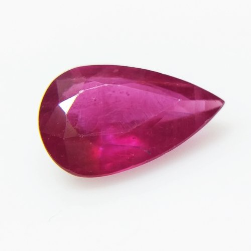 Natural Mozambique Ruby - 3.30 ct. Pear (1 of 6)