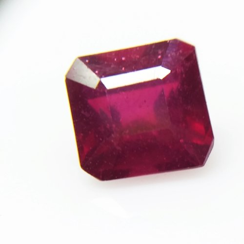 Natural Mozambique Ruby - 3.30 ct. Emerald Cut (1 of 4)