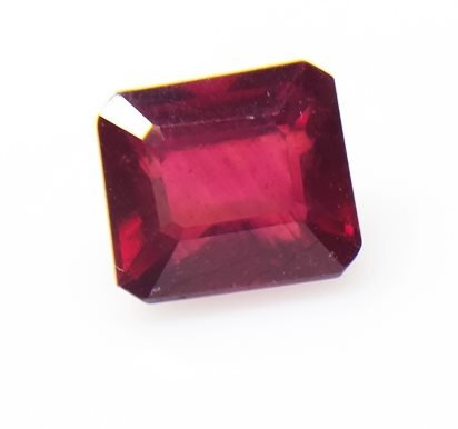 Natural Mozambique Ruby - 3.76 ct. Emerald Cut (1 of 5)