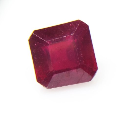 Natural Mozambique Ruby - 5.78 ct. Emerald Cut (1 of 5)