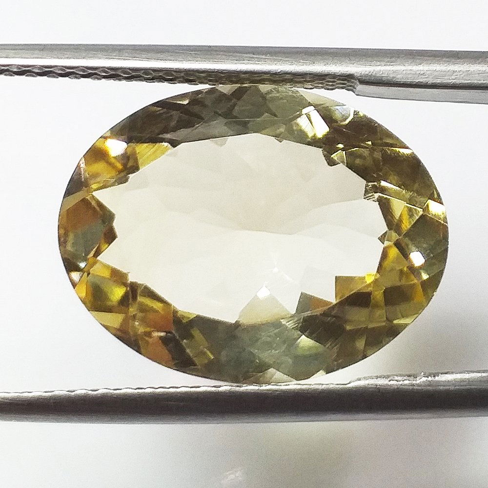 Natural Yellow Citrine - 7.20 ct.   Oval Cut (1 of 6)