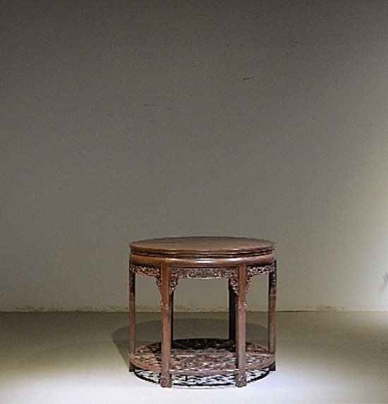 Fine Old Chinese Rosewood Detachable Round Table (1 of 10)