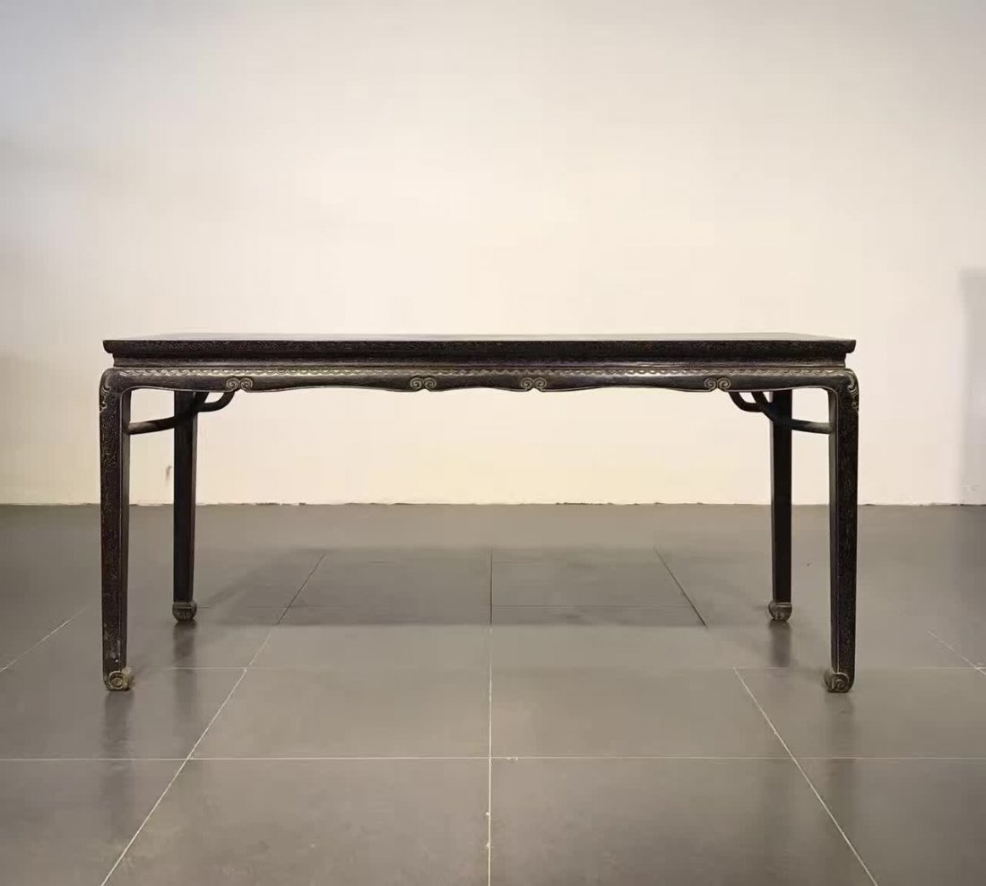 Fine Old Chinese Zitan Wood Console Table (1 of 8)