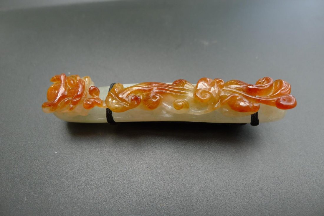 Fine Old Chinese Chinese Imperial Jadeite Dragon Hook (1 of 6)