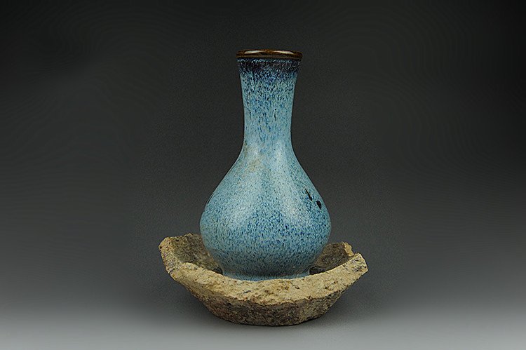 Antique  Chinese N Song Dynasty Jun Kiln Vase (1 of 9)
