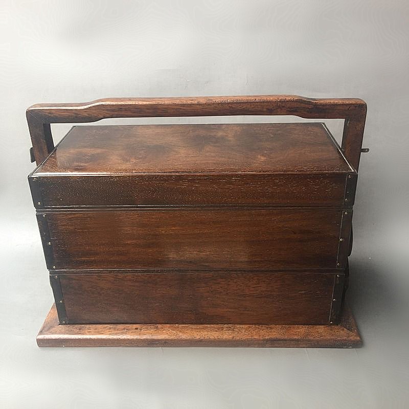 Fine Old Chinese Huanghuali Wood Food Container (1 of 10)