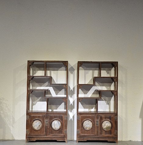 Fine Old Chinese Rosewood Carved  Treasure Cabinets (1 of 10)