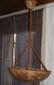 French Alabaster Hanging Light approx. 1900