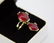 Ring and pendant set with natural cabochon cut rubies - 3