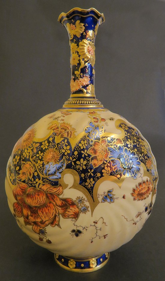 A Royal Crown Derby Porcelain Vase (1 of 3)