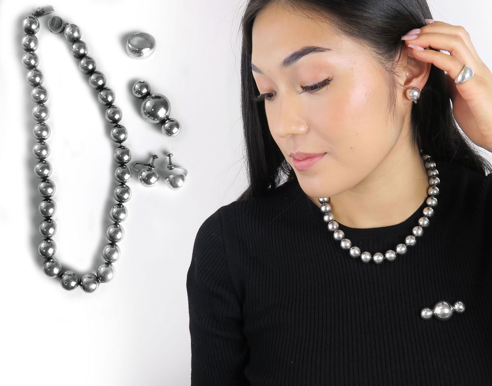 A Group Of William Spratling Sterling silver Jewelry (1 of 2)