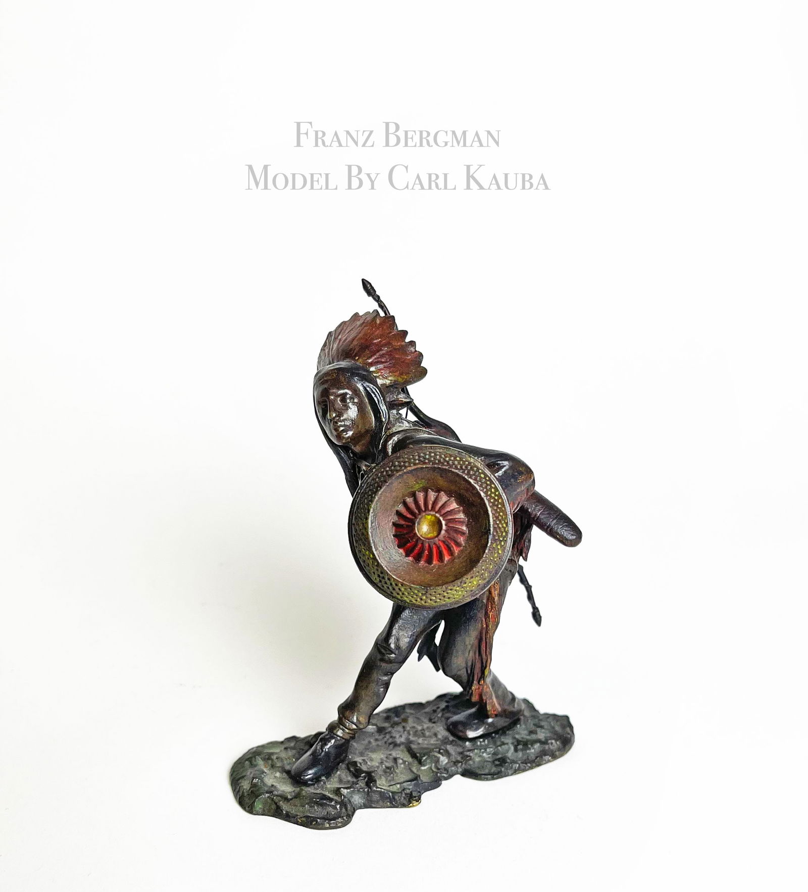Cold Painted Bronze Modeled Carl Kauba By Franz Bergman (1 of 9)