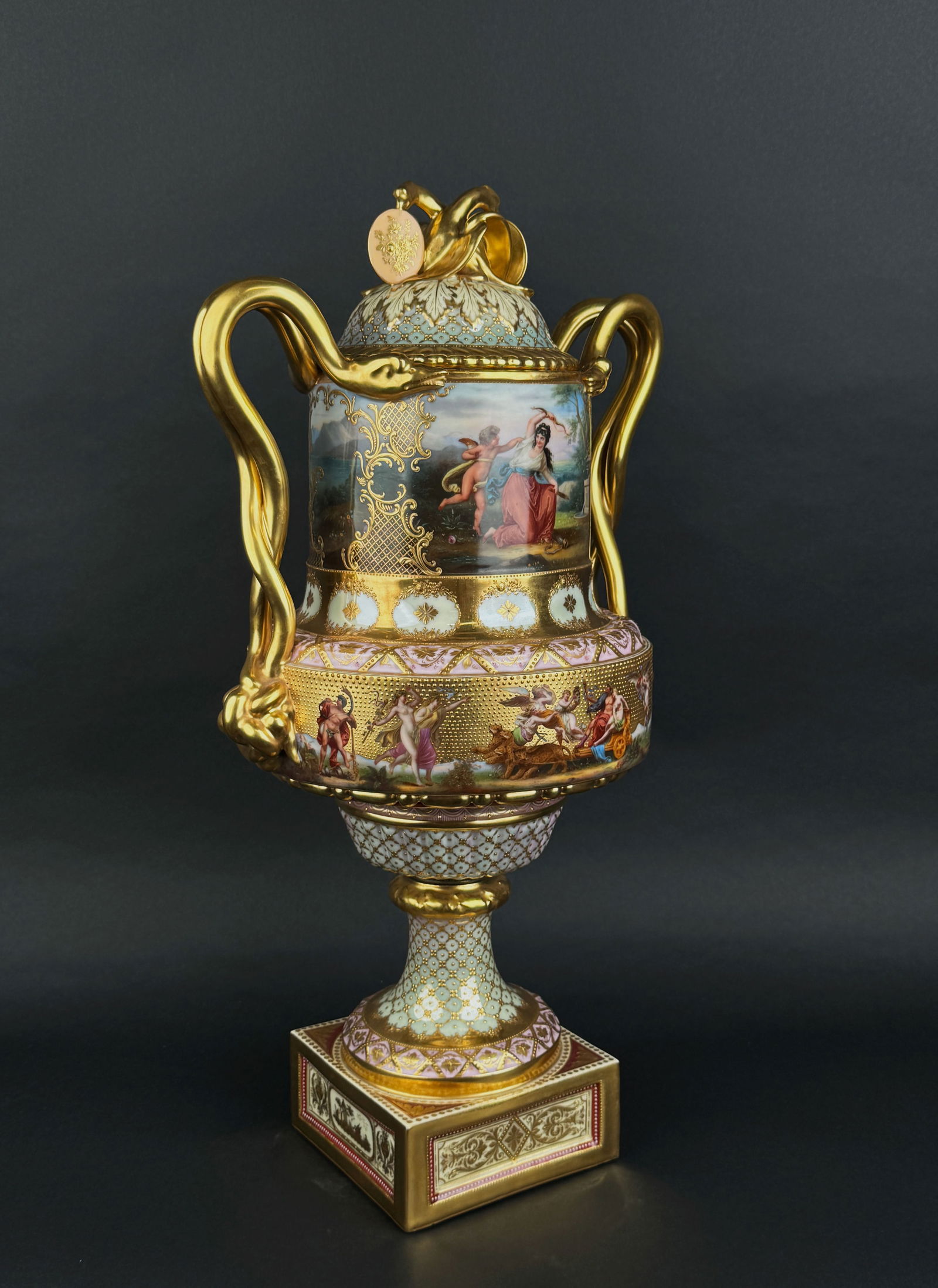 19th Century Royal Vienna Porcelain Vase (1 of 13)
