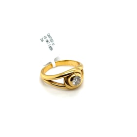 Cartier Astragal 18k Yellow Gold & Diamond Ring