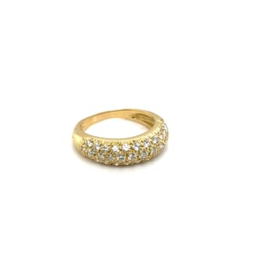 Van Cleef & Arpels 18k Yellow Gold & Diamond Ring