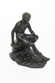Grand Tour Patinated Bronze Figural Sculpture