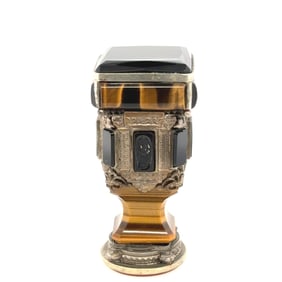 A tiger's eye stone wax seal