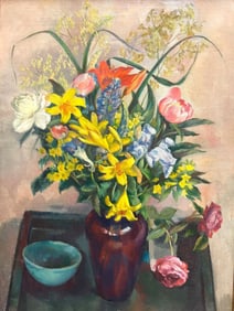 JOSEPH RASKIN (New York, 1897-1981) Oil on Canvas