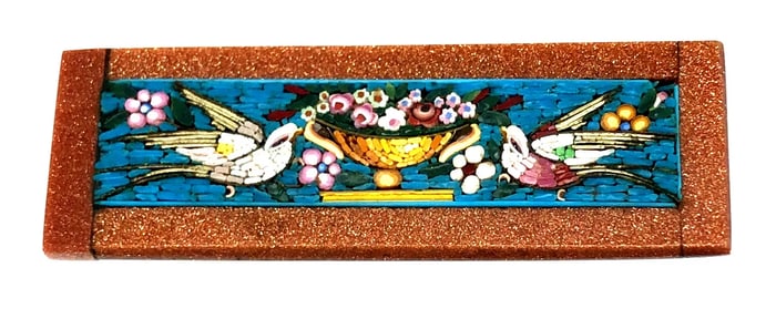 Italian Victorian Micronosaic Pin