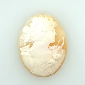 Victorian unmounted shell cameo