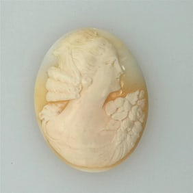 Victorian unmounted shell cameo