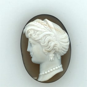 Victorian unmounted Sardonyx cameo