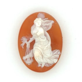 Victorian unmounted agate cameo