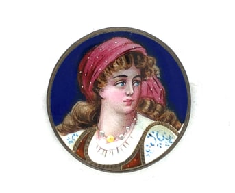 Starling silver swiss enamel.