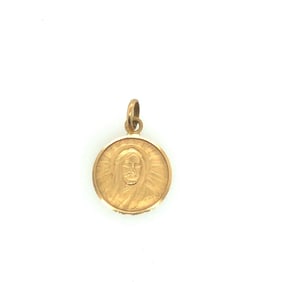 18K Yellow Gold Pendant