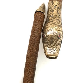 14K Victorian snake bangel circa 1840