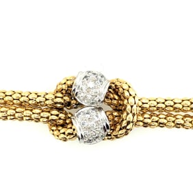 14k yellow gold antique Diamond Bracelet,