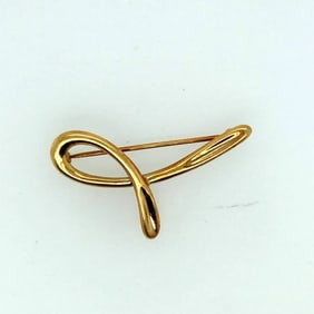 18K yellow gold TIFFANY & co, Peretti Pin