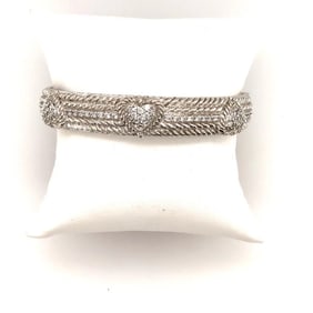 Judith Ripka , 925 Heart Bangel