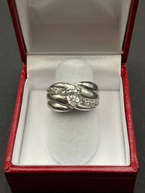 Platinum and Diamond Ring