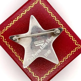 Tiffany & Co, Star Brooch. 925 Silver