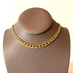 Italy 18K Yellow Gold Chain.