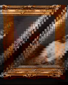 Étienne Adolphe Piot (French, 1850-1910).  Age of Innocence. Oil on Canvas