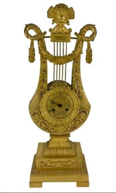 EMPIRE STYLE DORE BRONZE CLOCK