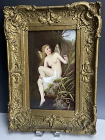 A LARGE BERLIN KPM PORCELAIN PLAQUE OF PSYCHE
