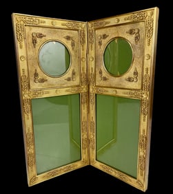 A 19th Century French Gilt Bronze Hinged Picture Frame