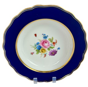 A German Meissen Porcelain Plate