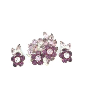 Sterling silver & Amethyst Jewelry Suite